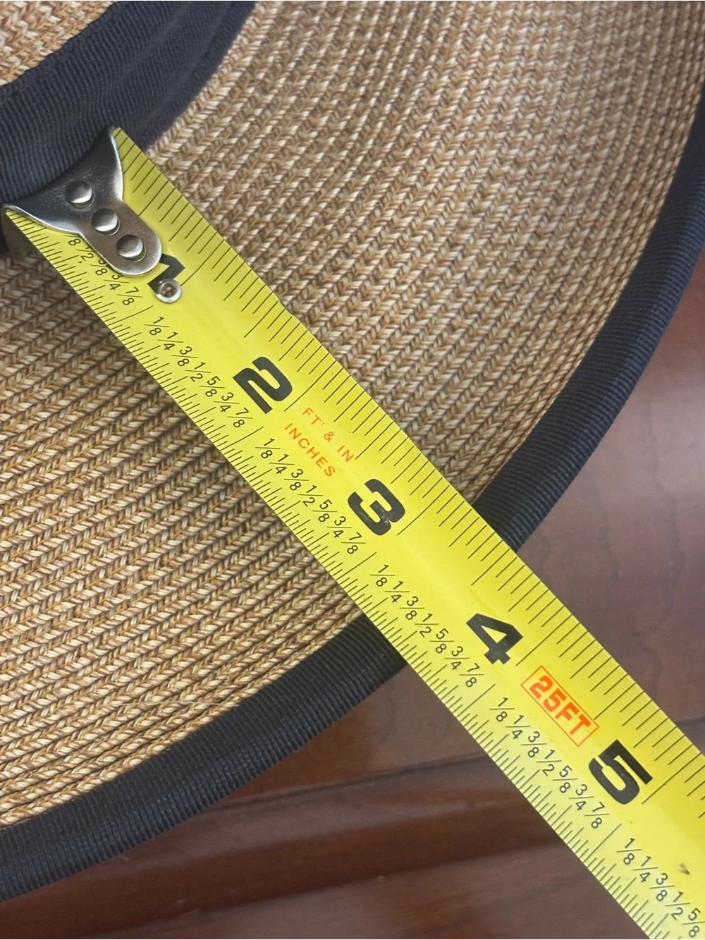 Eric Javits Squishee Instinct Straw Fedora Sun Hat Natural - Picture 13 of 14